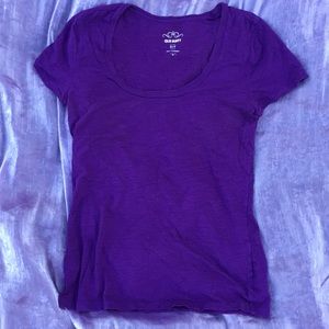 Old Navy purple scoop neck short sleeve t-shirt